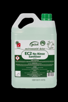 Jasol EC2 No Rinse Sanitiser Environmental Choice - 5L