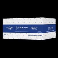 Provada Premium Slimline Interleaved Paper Hand Towel White 200 per Pack, 240mm x 240mm - Box of 20