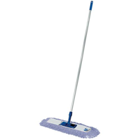 Dust Mop Set Complete Steel Includes 61cm Wide Dust Mop and Steel Handle - Commercial Grade