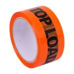 Printed Fluoro "Top Load" Tape 48mm X 66M Orange - PACK=6 / BOX=36