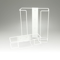 Triple Wire Glove Dispenser White Wall Mount - Holds 3 Boxes of Gloves - Each