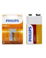 Philips Batteries 9V Long Life Cell Zinc Carbon - Each