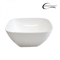Conoisseur Plastic White Salad Bowl 26cmW x 26cmL - Each