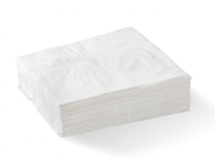 White 1 Ply Luncheon Serviette 1/4 Fold - PACKET=500 / BOX=3,000