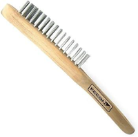 Wire Brush 4x15 Row Steel - Each