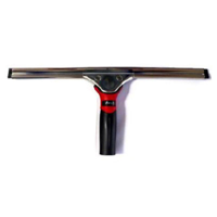 Window Squeegee 45cm Complete Set Stainless Steel (requires optional handle) - Each