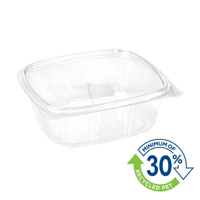 Eco Plus RPET 945mL / 32oz Stay Fresh Airtight Container (HRC32) - Box of 200