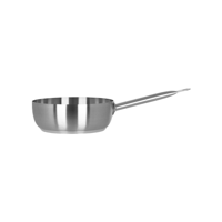 CHEF INOX ELITE SAUTEUSE TAPERED 18/10 240x80mm 2.9lt (*70459*) =  1 X EACH