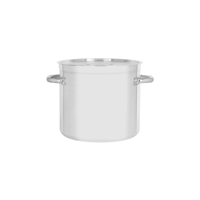 CHEF INOX PREMIER STOCKPOT ALUMINIUM 20.0lt 300x280x4mm (*60820*) =  1 X EACH