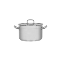 CHEF INOX PROFESSIONAL SAUCE POT wLID 18/10 240x150mm 6.75lt (*73226*) =  1 X EACH