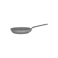 CHEF INOX ROUND FRYPAN BLACK STEEL 260x48mm/3.0mm gauge (*37126*) =  1 X EACH
