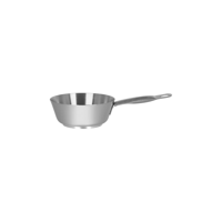 PADERNO S 1000 CONICAL SAUTE PAN S/S 160x60mm 1lt (*71460*) =  1 X EACH
