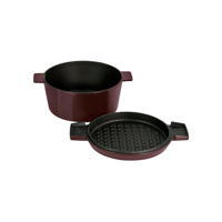 STANLEY ROGERS CAST IRON FRENCH OVEN BORDEAUX 240mm (*SR42372*) = PACK OF 4 X EACHES