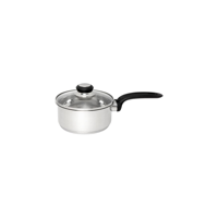 WILTSHIRE CLASSIC SAUCEPAN 160mm W/GLASS LID (*WLT42296*) = PACK OF 4 X EACHES