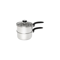 WILTSHIRE CLASSIC STEAMER SET 180mm W/GLASS LID (*WLT42300*) = PACK OF 4 X SETS