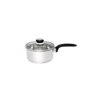 WILTSHIRE CLASSIC SAUCEPAN 180mm W/GLASS LID (*WLT42297*) = PACK OF 4 X EACHES