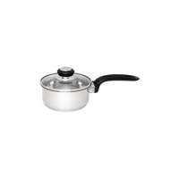 WILTSHIRE CLASSIC SAUCEPAN 140mm W/GLASS LID (*WLT42295*) = PACK OF 4 X EACHES