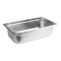 CHEF INOX ANTI-JAM STEAM PAN 1/1 SIZE 530x325x150mm 20lt (*52006*) = PACK OF 6 X EACHES