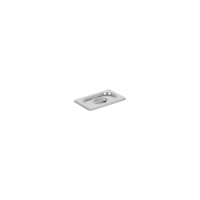 CHEF INOX ANTI-JAM STEAM PAN COVER 1/9 SIZE (*51900-C*) = PACK OF 48 X EACHES