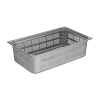 CHEF INOX GASTRONORM PAN PERFORATED 18/10 1/1 530x325x150mm (*GNP-11150*) = PACK OF 5 X EACHES