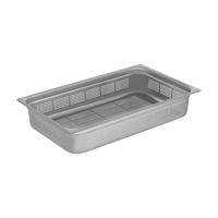 CHEF INOX GASTRONORM PAN PERFORATED 18/10 1/1 530x325x100mm (*GNP-11100*) = PACK OF 5 X EACHES