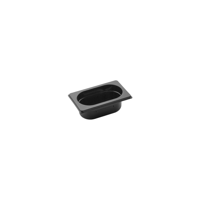 POLYCARBONATE BLACK GASTRONORM PAN-1/9 SIZE 65mm0.5lt (*PC-19065BK*) = PACK OF 6 X EACHES