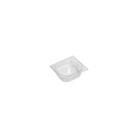 GASTRONORM PAN- POLYCARB 1/6 SIZE 65mm1.0lt CLEAR (*PC-16065CL*) = PACK OF 6 X EACHES