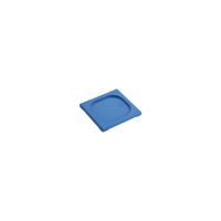 LID-POLYPROP GN 1/6 BLUE (*PPL-16BL*) =  1 X EACH