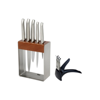 FURI-CLEAR/WOOD/STEEL 7PC BLOCK SET w/SHARP 9/15/13/20x2CM (*27113*) = PACK OF 2 X EACHES