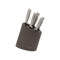 STANLEY ROGERS MODERN STEEL METALLIC MOCHA KNIFE BLK 6PC (*SR41418*) = PACK OF 2 X EACHES