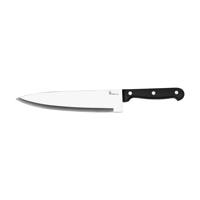 GET SET CHEFS KNIFE S/S w/BLK HDL 200mm (*GS-2000*) = PACK OF 12 X EACHES