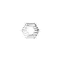 CHEF INOX CUTTER SET 6pc HEXAGON TIN SET 45-95mm (*01915*) =  1 X SET