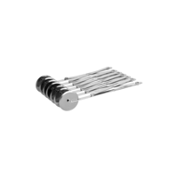 CHEF INOX EXPANDABLE DOUGH WHEEL 18/0 MIN/MAX 12/125 7 WHEEL (*01397*) =  1 X EACH