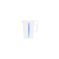 CHEF INOX BLUE SCALE PP THEMO MEASURING JUG-1.0Lt (*31053*) =  1 X EACH