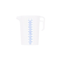 CHEF INOX BLUE SCALE PP THEMO MEASURING JUG-5.0lt (*31058*) =  1 X EACH