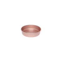 WILTSHIRE CAKE PAN-ROUND ROSE GOLD 200x50mm NON-STICK (*WLT40592*) = PACK OF 6 X EACHES