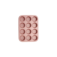 WILTSHIRE MUFFIN PAN-12 CUP ROSE GOLD NON-STICK (*WLT40756*) = PACK OF 6 X EACHES