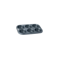 WILTSHIRE MUFFIN PAN-6 CUP EASYBAKE NON-STICK (*WLT9002MP*) = PACK OF 12 X EACHES