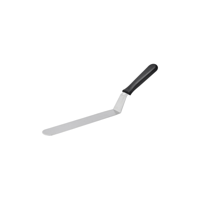 CHEF INOX SPATULA/PALLET KNIFE CRANKED 235x40x430mm BLK HDL (*22410*) = PACK OF 12 X EACHES
