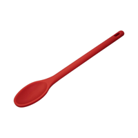 CHEF INOX HEAT RESISTANT SILICONE MIXING SPOON 305mm RED (*31360*) =  1 X EACH