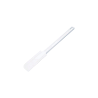 CHEF INOX SPATULA w/NARROW RUBBER BLADE 350mm WHITE (*31351*) =  1 X EACH