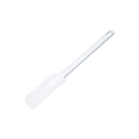 CHEF INOX SPATULA w/NARROW RUBBER BLADE 400mm WHITE (*31352*) =  1 X EACH