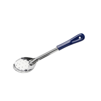 CHEF INOX BASTING SPOON PERFORATED S/S 330mm BLUE HDL (*03323-BL*) = PACK OF 12 X EACHES