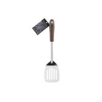STANLEY ROGERS SLOTTED TURNER-S/S w/BLACK WALNUT HANDLE (*SR44038*) = PACK OF 4 X EACHES