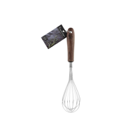 STANLEY ROGERS WHISK-S/S 180mm w/BLACKK WALNUT HANDLE (*SR44046*) = PACK OF 12 X EACHES
