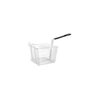CHEF INOX FRY BASKET SQU CRM PLATED L225xW200xH150/HDL240mm (*02752*) =  1 X EACH