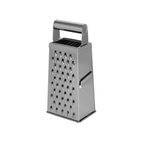 CHEF INOX GRATER 4 SIDED w/TUBE HDL S/S 110x80x240mm (*07352*) =  1 X EACH