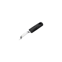 CHEF INOX EASY GRIP PEELER S/S w/BLK HDL 195mm (*07381*) =  1 X EACH