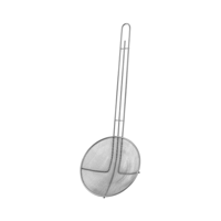 CHEF INOX SKIMMER FINE MESH ROUND CHROME PLTD 160xHDL345mm (*02265*) =  1 X EACH