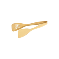 TABLEKRAFT ALL PURPOSE TONG 1 SIDE SLOTTED 1pc GOLD 235mm (*70271-G*) =  1 X EACH